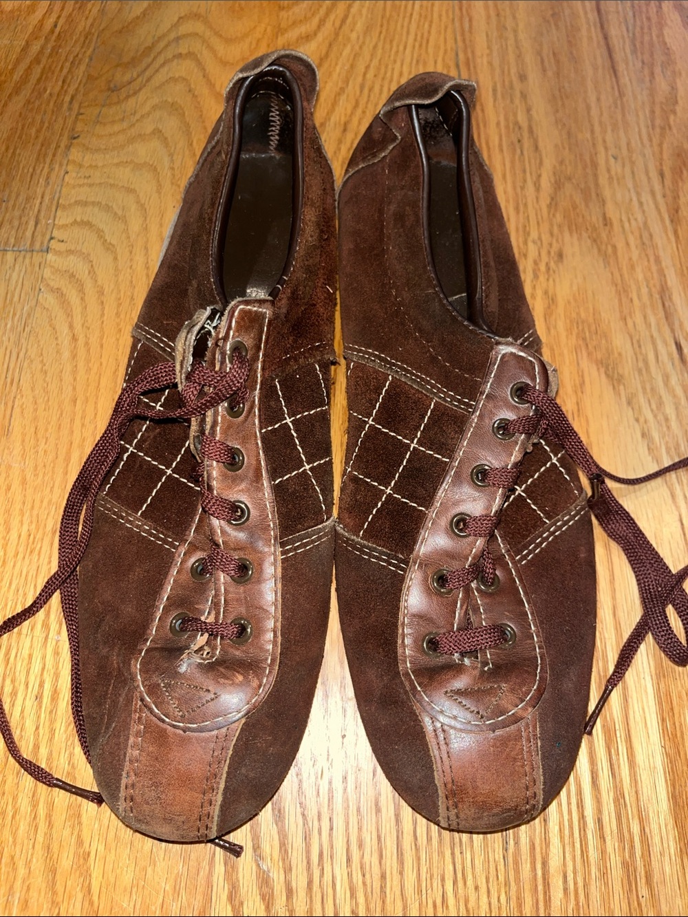 Vintage 70’s Dexter Brown Leather Bowling Shoes